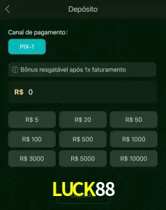 deposits LUCK88